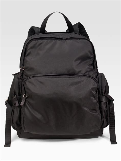 Prada nylon backpack men